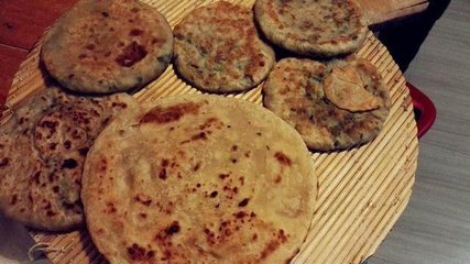 新年第一天喝羊肉湯吃餡餅